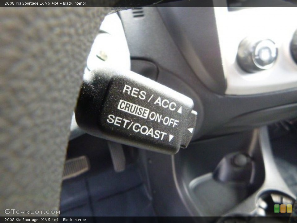 Black Interior Controls for the 2008 Kia Sportage LX V6 4x4 #80615927