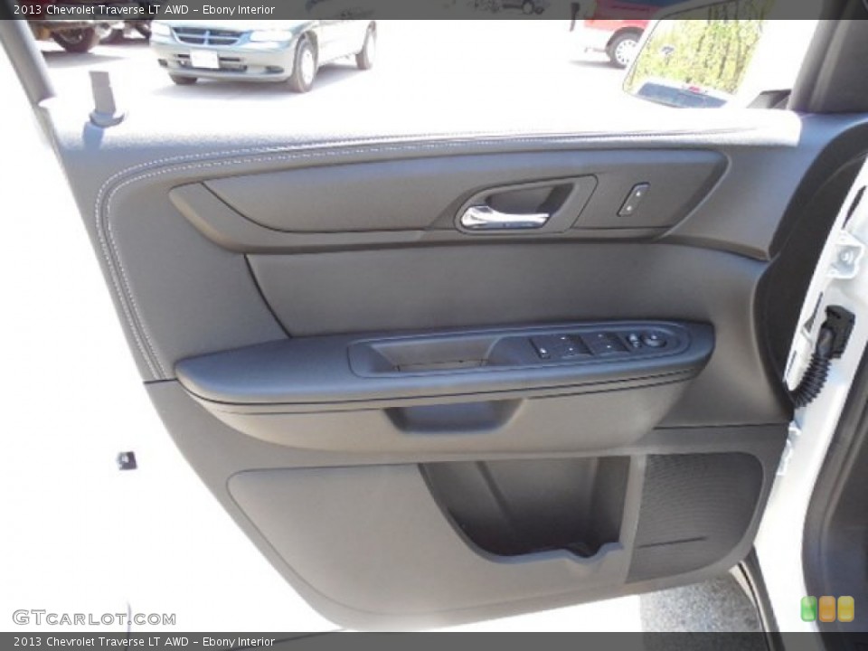 Ebony Interior Door Panel for the 2013 Chevrolet Traverse LT AWD #80616635