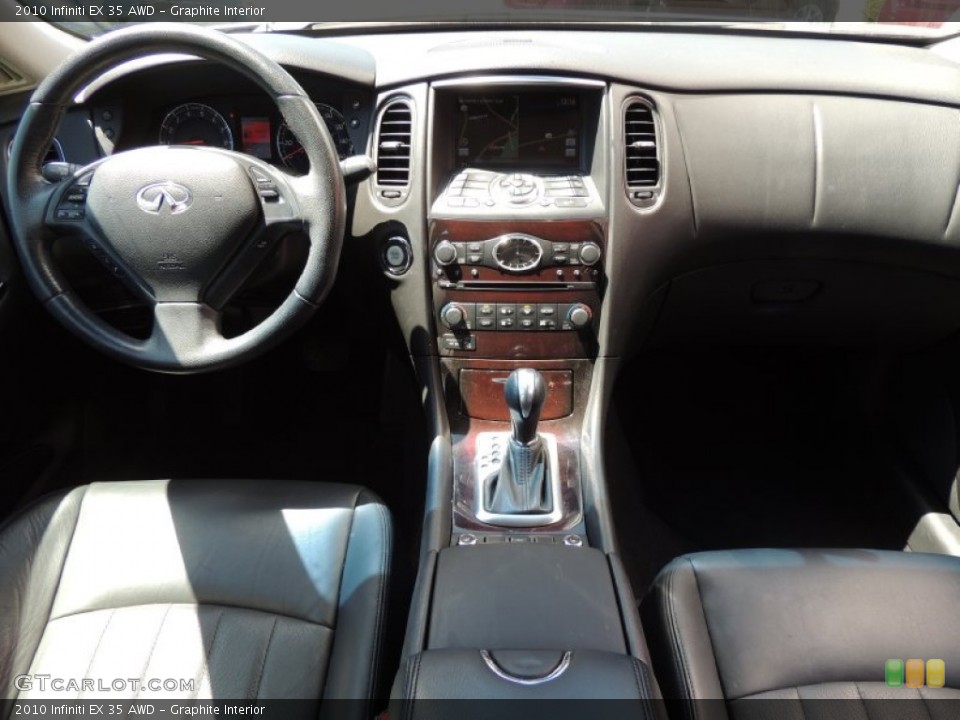 Graphite Interior Dashboard for the 2010 Infiniti EX 35 AWD #80616807