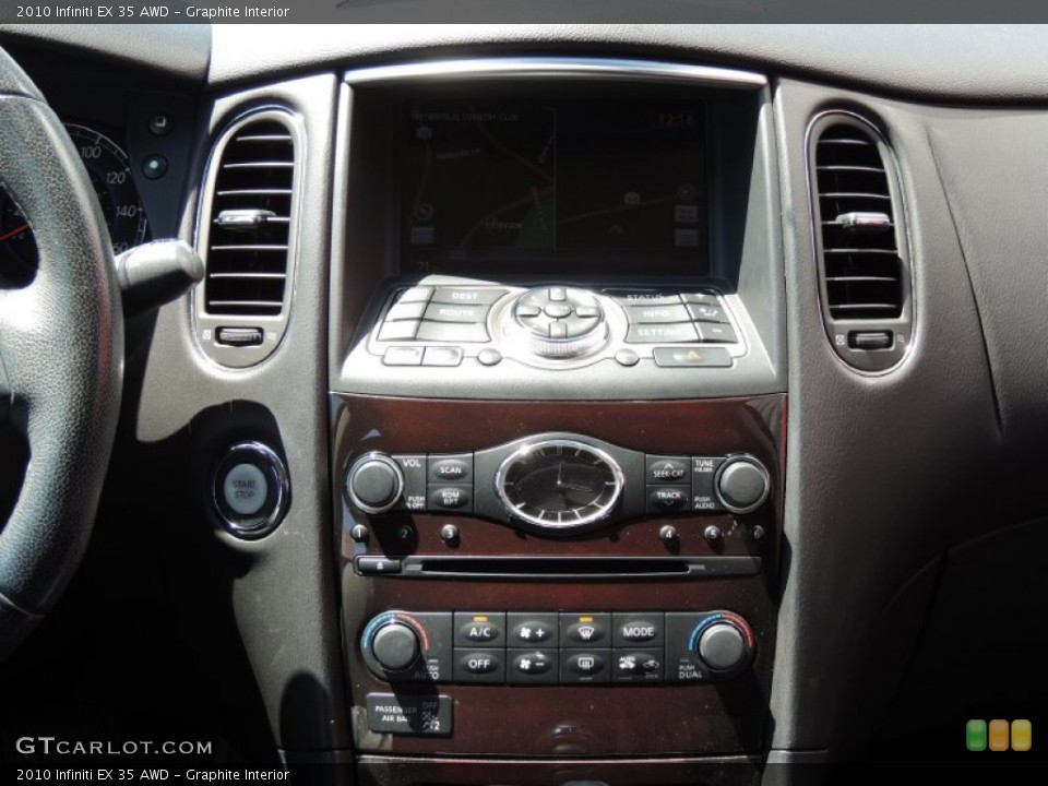 Graphite Interior Controls for the 2010 Infiniti EX 35 AWD #80616834
