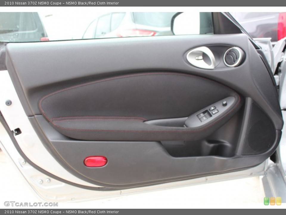 NISMO Black/Red Cloth Interior Door Panel for the 2010 Nissan 370Z NISMO Coupe #80617299