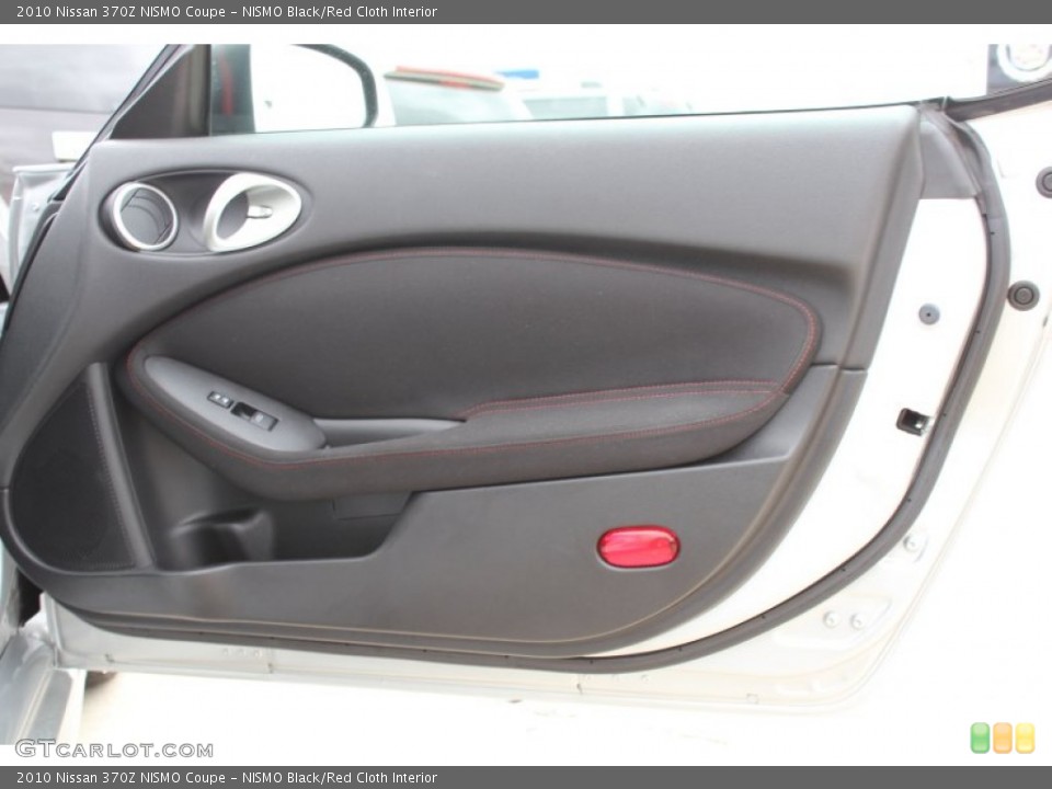 NISMO Black/Red Cloth Interior Door Panel for the 2010 Nissan 370Z NISMO Coupe #80617345