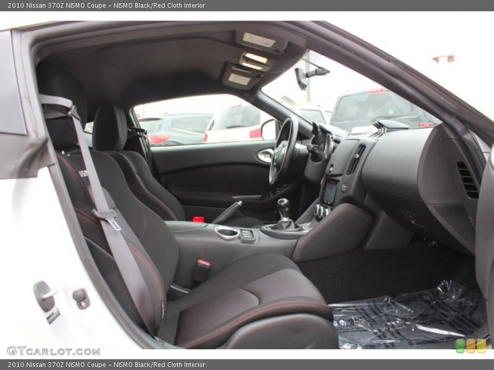 NISMO Black/Red Cloth Interior Front Seat for the 2010 Nissan 370Z NISMO Coupe #80617369