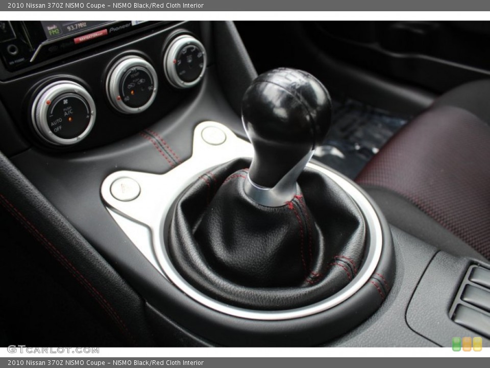 NISMO Black/Red Cloth Interior Transmission for the 2010 Nissan 370Z NISMO Coupe #80617417