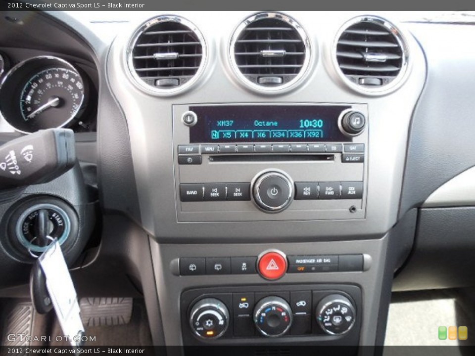 Black Interior Controls for the 2012 Chevrolet Captiva Sport LS #80617479