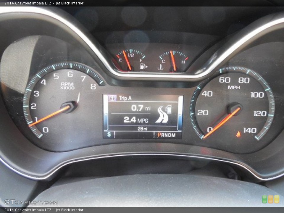 Jet Black Interior Gauges for the 2014 Chevrolet Impala LTZ #80617686