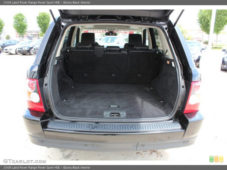 Ebony Black Interior Trunk for the 2008 Land Rover Range Rover Sport HSE #80618103
