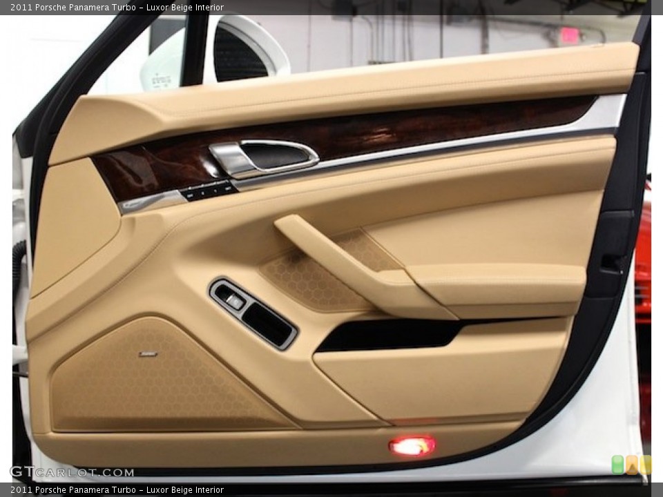 Luxor Beige Interior Door Panel for the 2011 Porsche Panamera Turbo #80621117