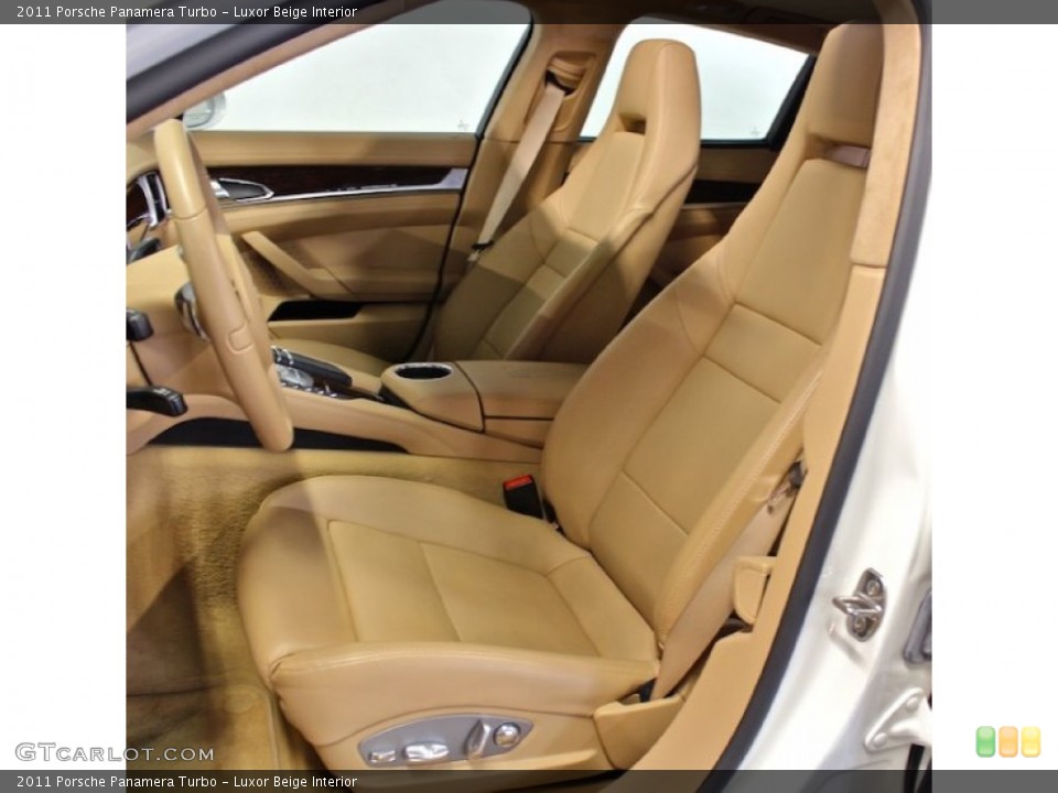 Luxor Beige Interior Front Seat for the 2011 Porsche Panamera Turbo #80621202