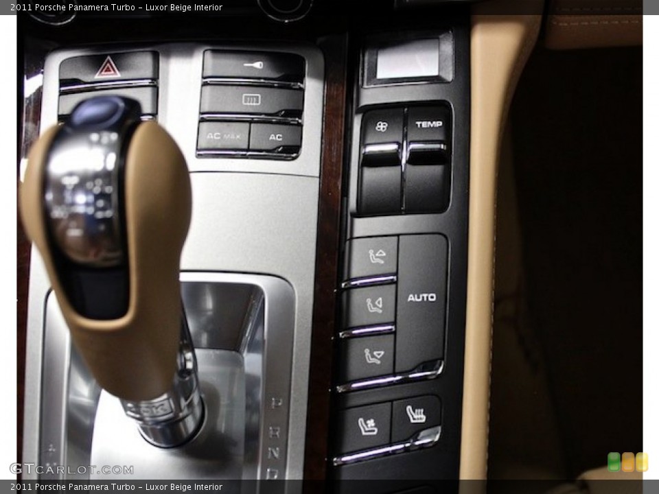 Luxor Beige Interior Controls for the 2011 Porsche Panamera Turbo #80621553