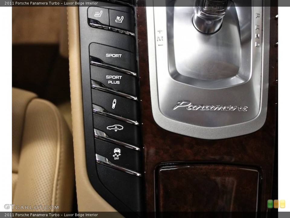 Luxor Beige Interior Controls for the 2011 Porsche Panamera Turbo #80621574