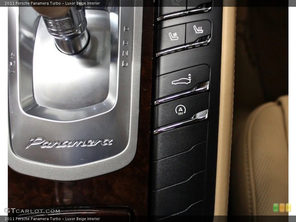 Luxor Beige Interior Controls for the 2011 Porsche Panamera Turbo #80621598