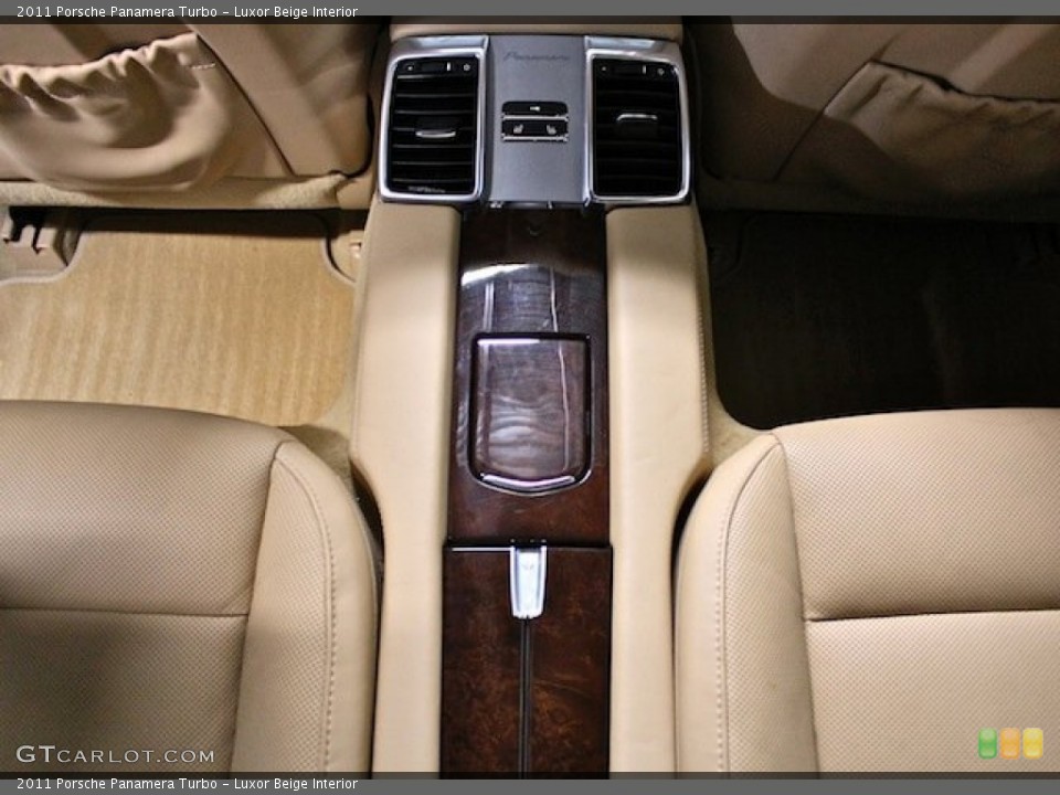 Luxor Beige Interior Rear Seat for the 2011 Porsche Panamera Turbo #80621868