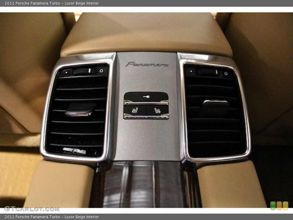 Luxor Beige Interior Rear Seat for the 2011 Porsche Panamera Turbo #80621896