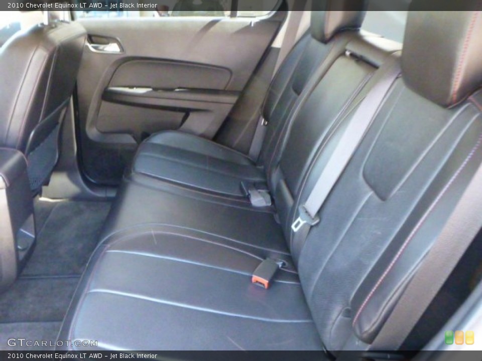 Jet Black Interior Rear Seat for the 2010 Chevrolet Equinox LT AWD #80621960