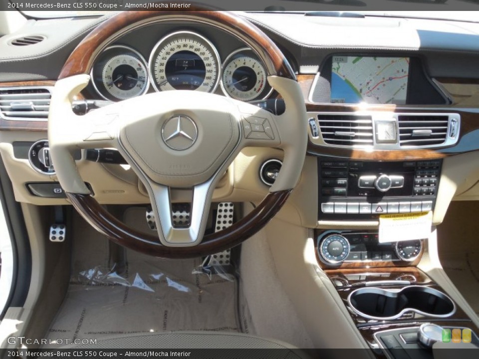 Almond/Mocha Interior Dashboard for the 2014 Mercedes-Benz CLS 550 Coupe #80623522