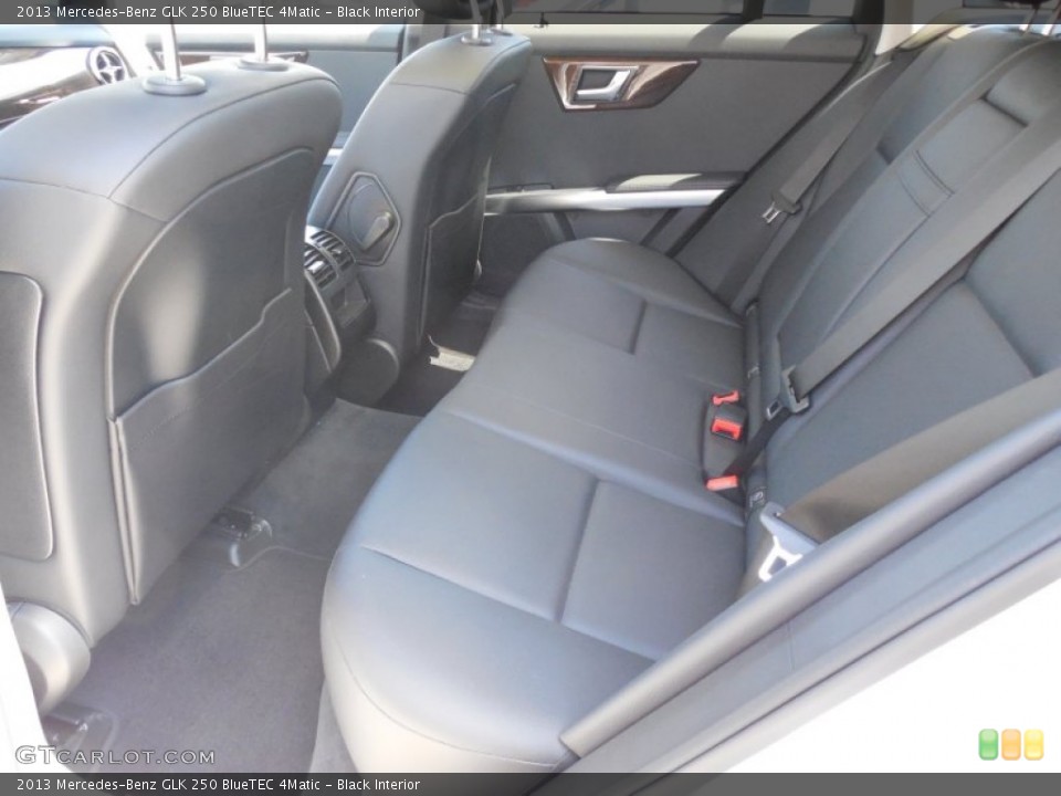Black Interior Rear Seat for the 2013 Mercedes-Benz GLK 250 BlueTEC 4Matic #80625784
