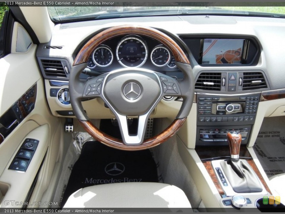Almond/Mocha Interior Dashboard for the 2013 Mercedes-Benz E 550 Cabriolet #80626070