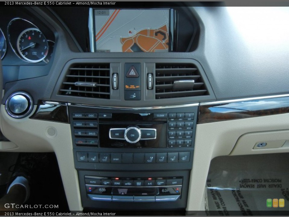 Almond/Mocha Interior Controls for the 2013 Mercedes-Benz E 550 Cabriolet #80626118