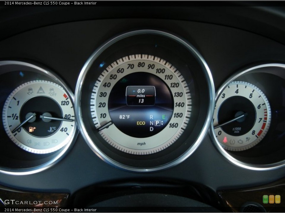Black Interior Gauges for the 2014 Mercedes-Benz CLS 550 Coupe #80627875