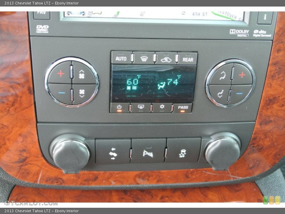 Ebony Interior Controls for the 2013 Chevrolet Tahoe LTZ #80630435