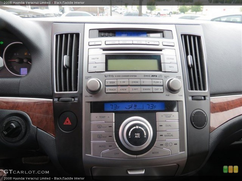 Black/Saddle Interior Controls for the 2008 Hyundai Veracruz Limited #80631306