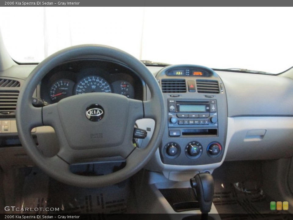 Gray Interior Dashboard for the 2006 Kia Spectra EX Sedan #80632840