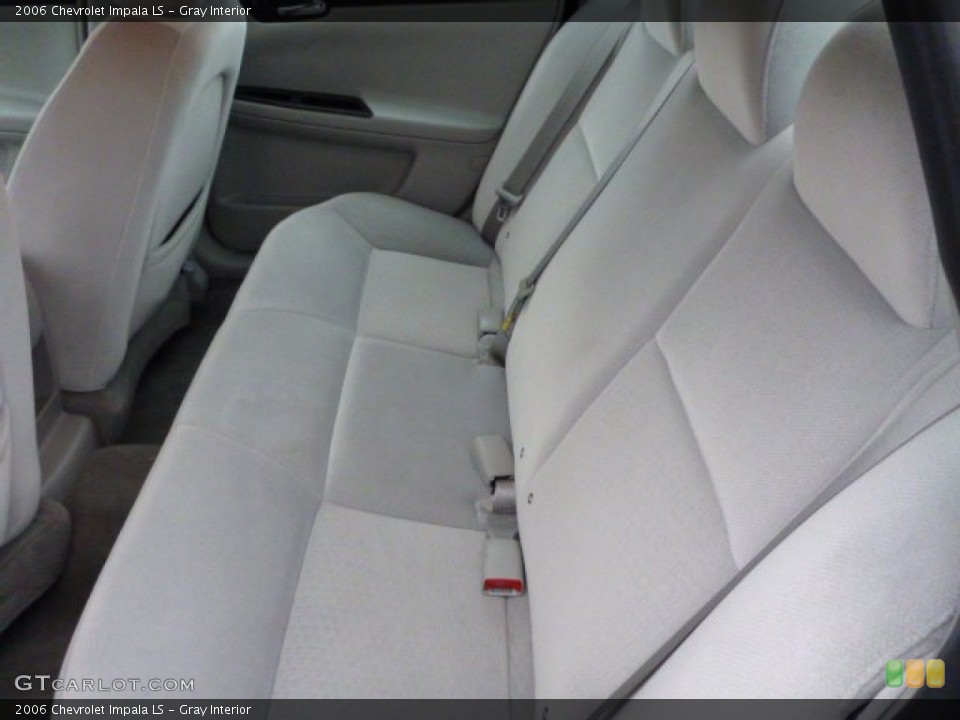 Gray Interior Rear Seat for the 2006 Chevrolet Impala LS #80633716