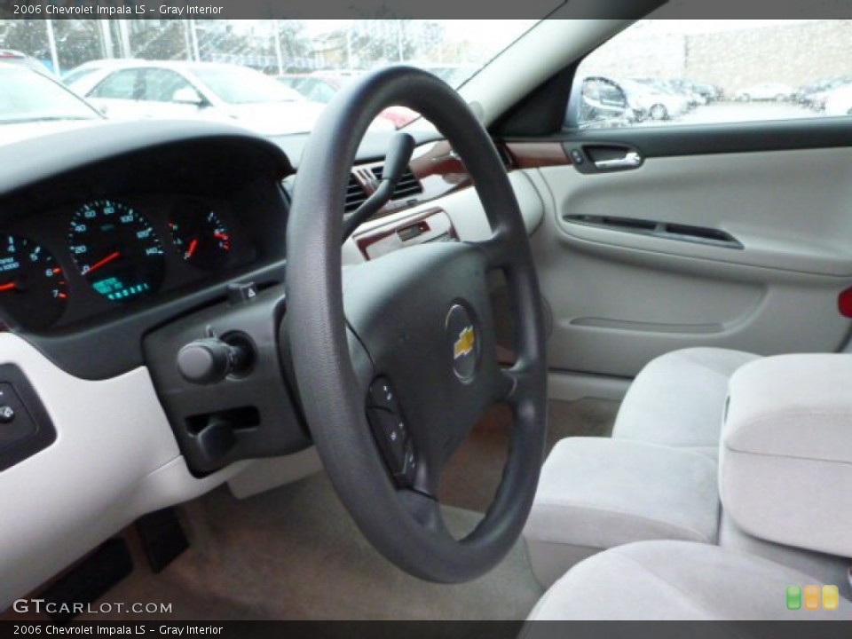 Gray Interior Steering Wheel for the 2006 Chevrolet Impala LS #80633956
