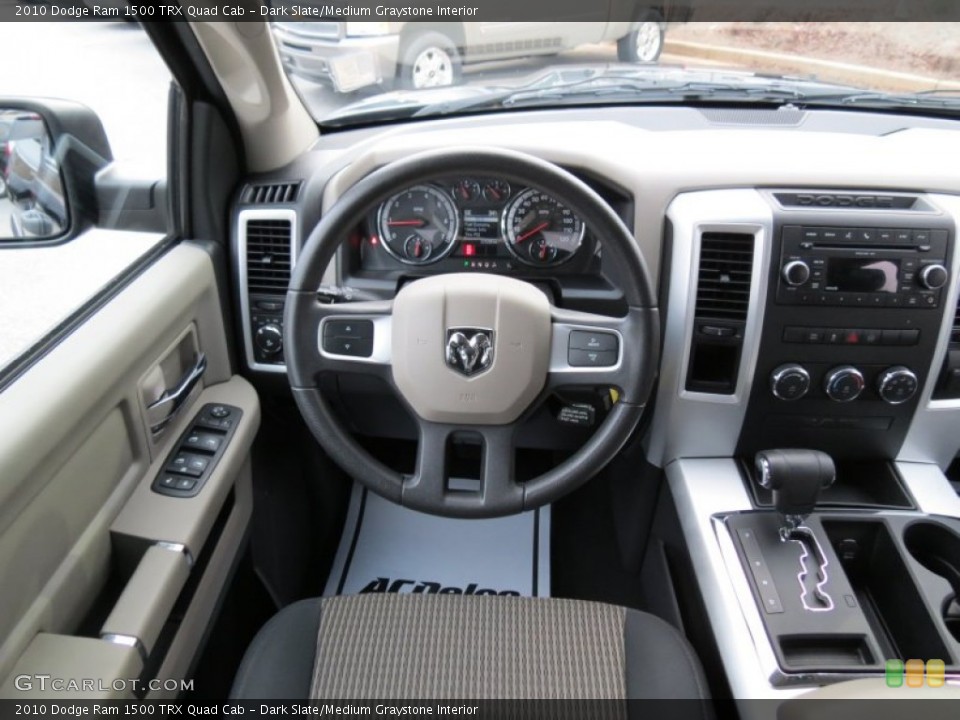 Dark Slate/Medium Graystone Interior Dashboard for the 2010 Dodge Ram 1500 TRX Quad Cab #80634471
