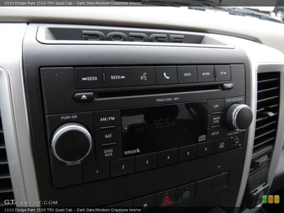 Dark Slate/Medium Graystone Interior Audio System for the 2010 Dodge Ram 1500 TRX Quad Cab #80634525