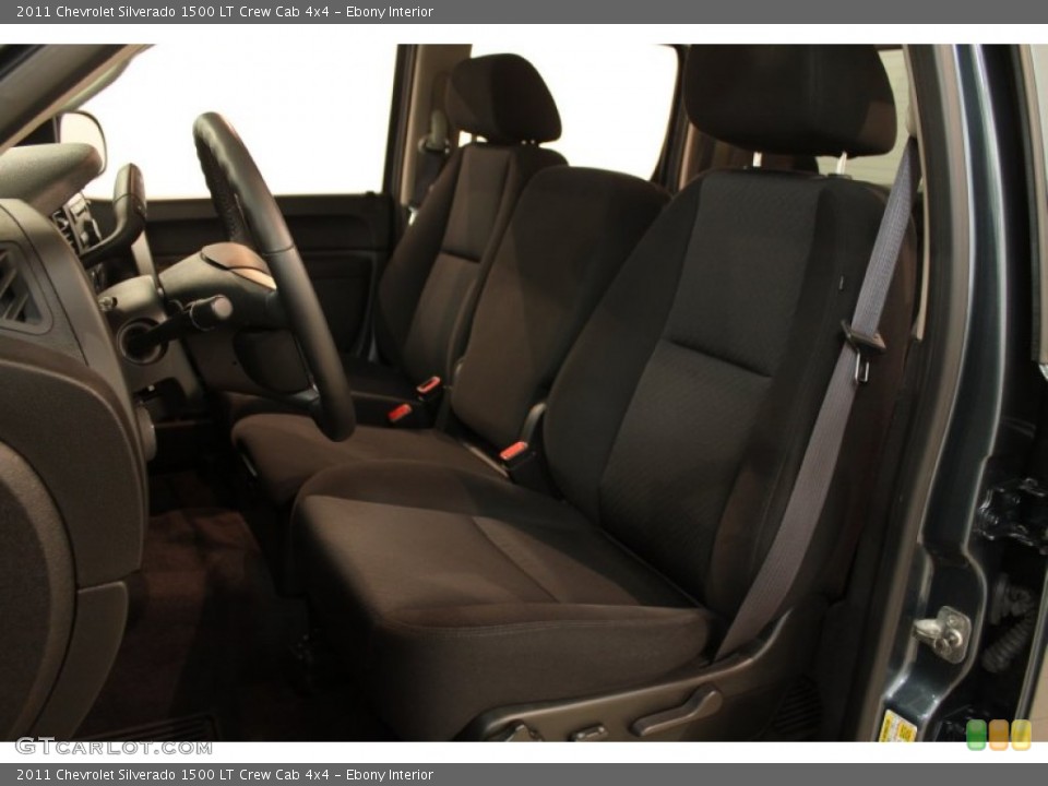 Ebony Interior Front Seat for the 2011 Chevrolet Silverado 1500 LT Crew Cab 4x4 #80635385