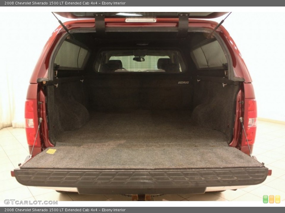 Ebony Interior Trunk for the 2008 Chevrolet Silverado 1500 LT Extended Cab 4x4 #80635885