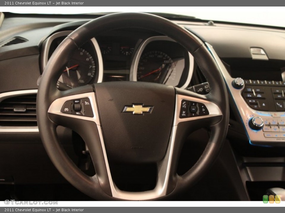 Jet Black Interior Steering Wheel for the 2011 Chevrolet Equinox LT #80637323