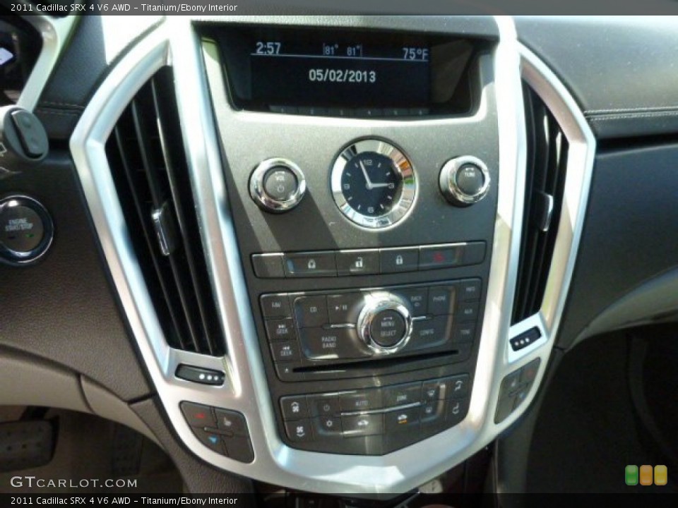 Titanium/Ebony Interior Controls for the 2011 Cadillac SRX 4 V6 AWD #80638165