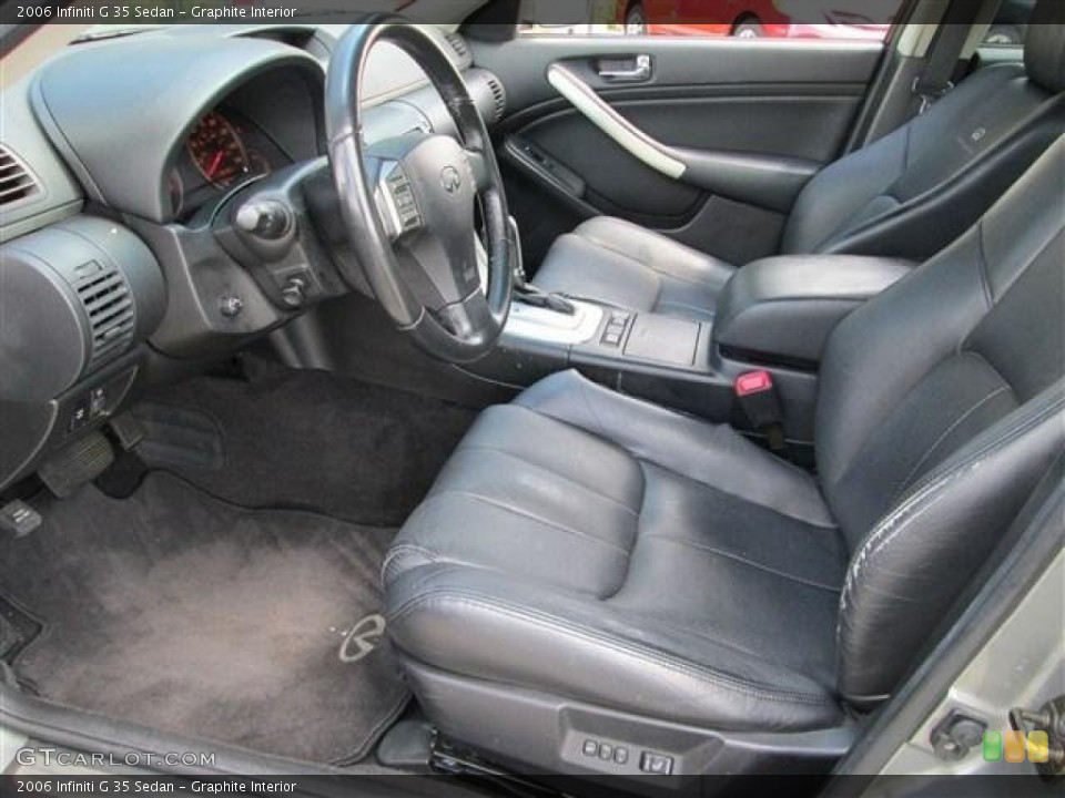 Graphite Interior Photo for the 2006 Infiniti G 35 Sedan #80638735