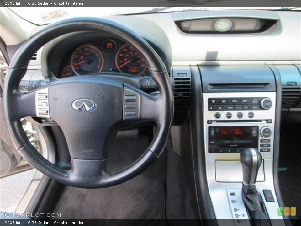 Graphite Interior Dashboard for the 2006 Infiniti G 35 Sedan #80639017