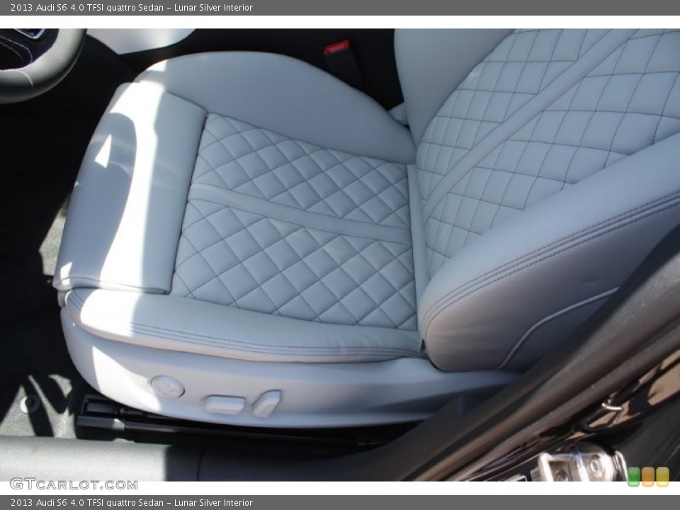 Lunar Silver Interior Front Seat for the 2013 Audi S6 4.0 TFSI quattro Sedan #80640343