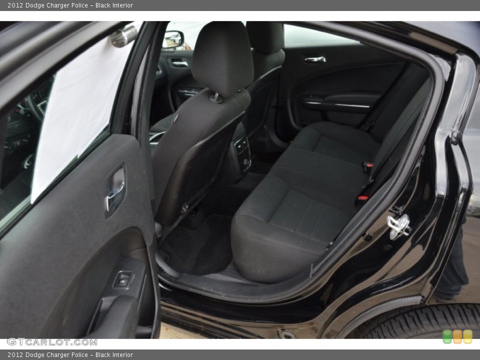 Black Interior Rear Seat for the 2012 Dodge Charger Police #80640700