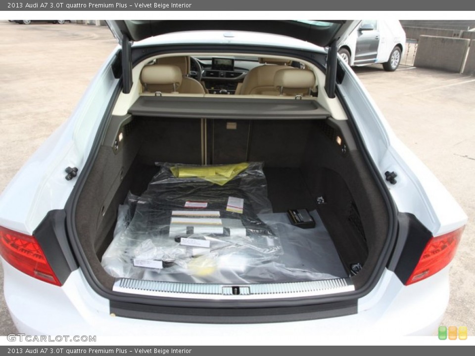 Velvet Beige Interior Trunk for the 2013 Audi A7 3.0T quattro Premium Plus #80640703