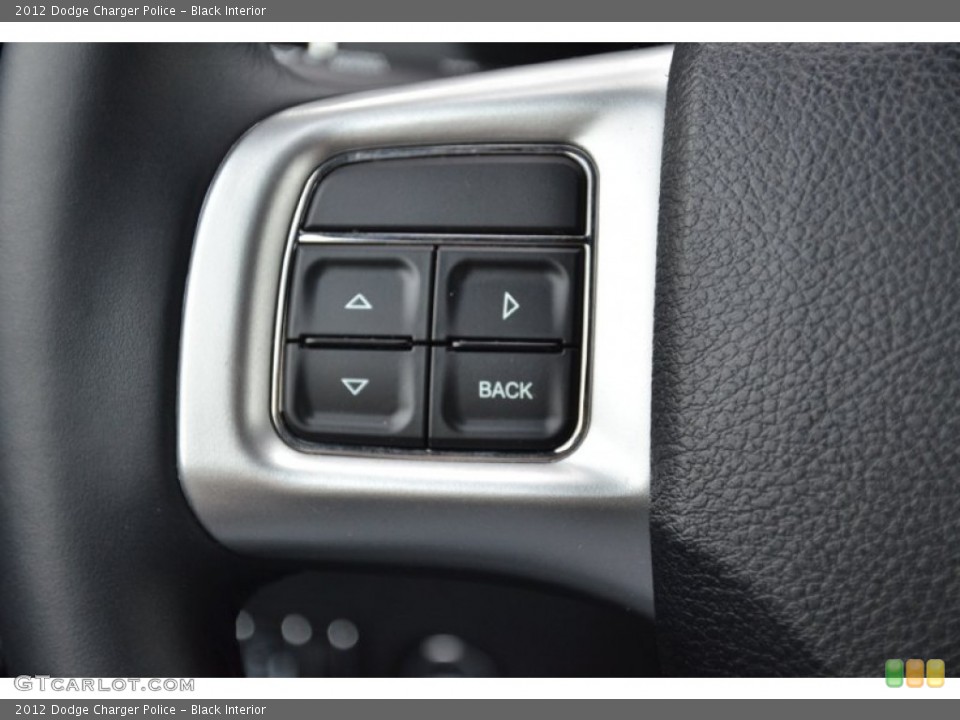 Black Interior Controls for the 2012 Dodge Charger Police #80640766