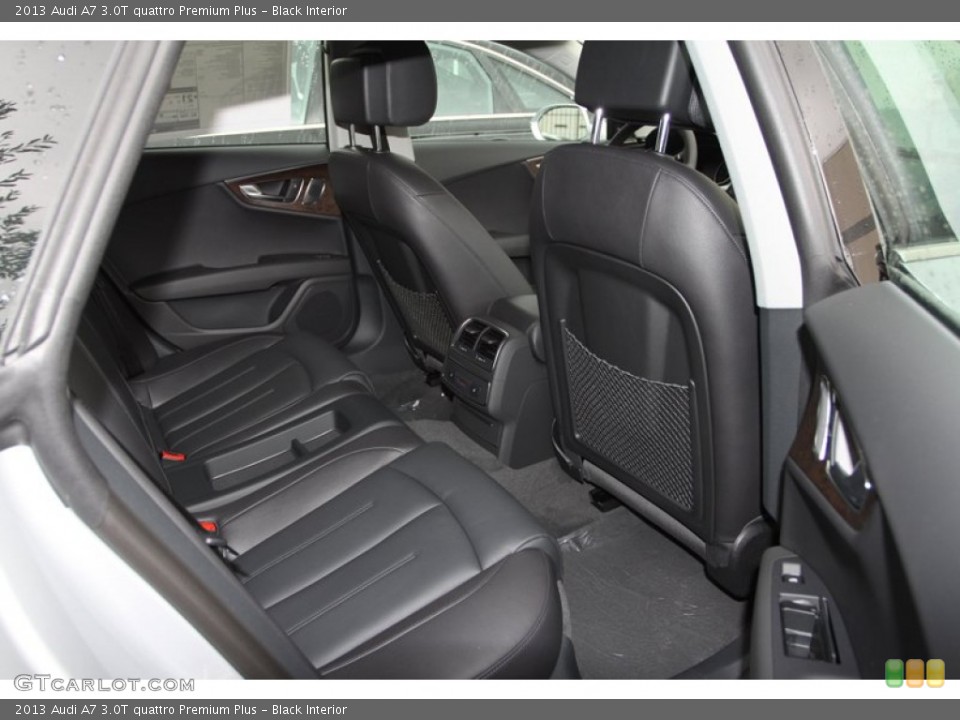Black Interior Rear Seat for the 2013 Audi A7 3.0T quattro Premium Plus #80641254