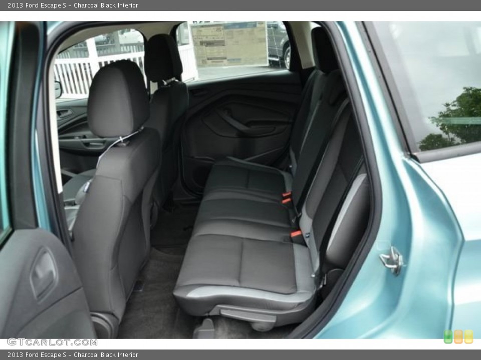 Charcoal Black Interior Rear Seat for the 2013 Ford Escape S #80641587