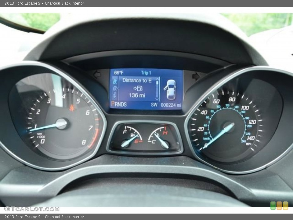 Charcoal Black Interior Gauges for the 2013 Ford Escape S #80641720