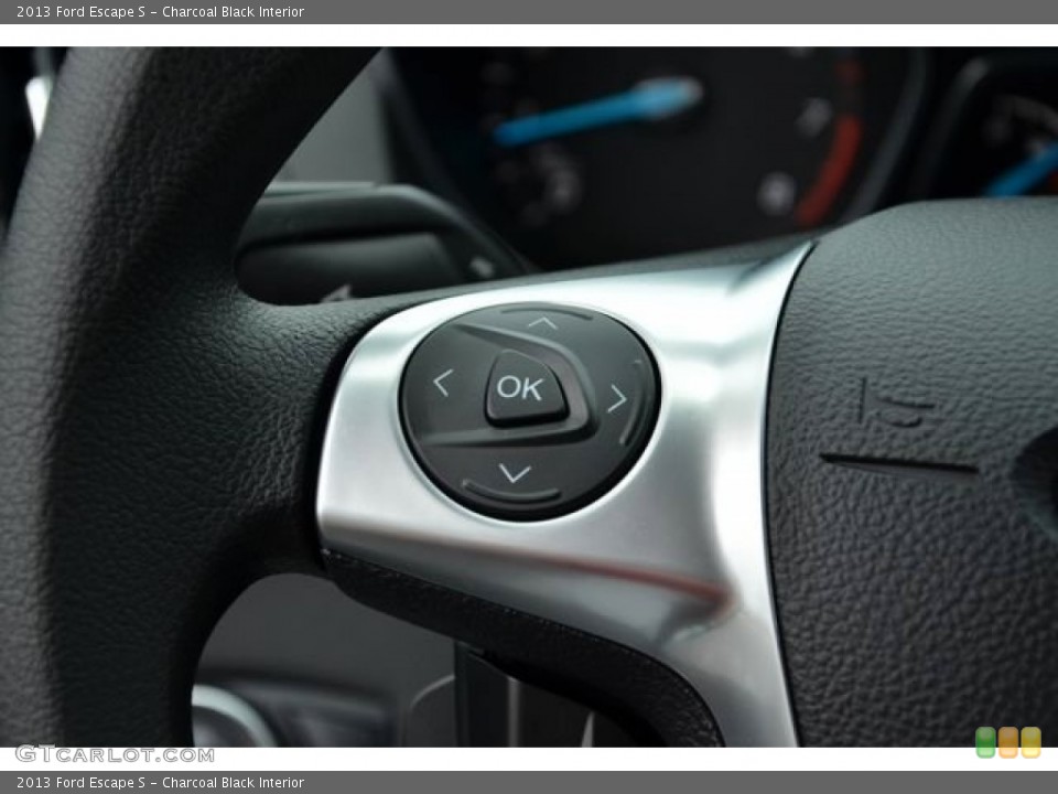 Charcoal Black Interior Controls for the 2013 Ford Escape S #80641735