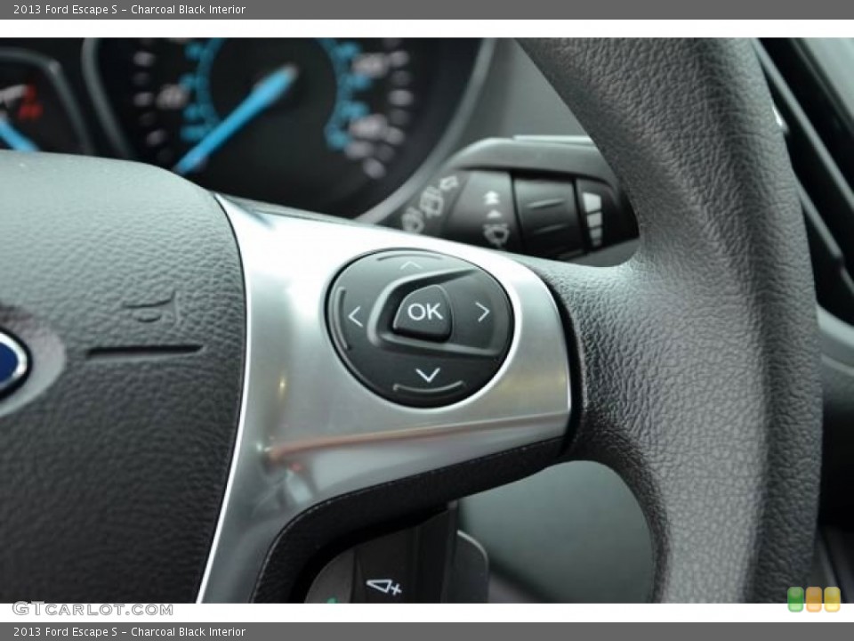 Charcoal Black Interior Controls for the 2013 Ford Escape S #80641759