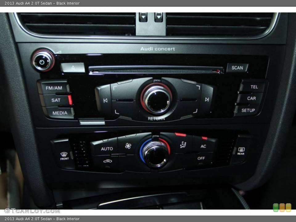 Black Interior Controls for the 2013 Audi A4 2.0T Sedan #80642840