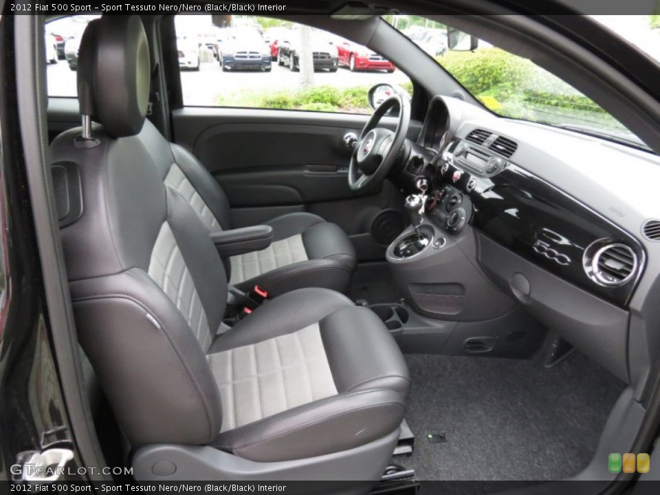 Sport Tessuto Nero/Nero (Black/Black) Interior Photo for the 2012 Fiat 500 Sport #80643236