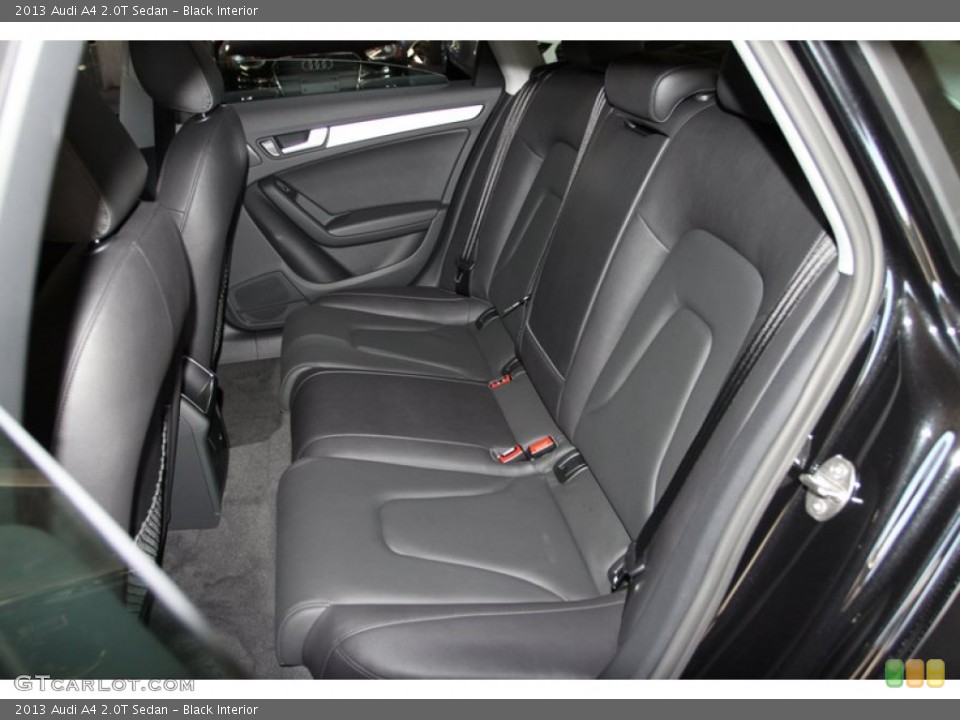 Black Interior Rear Seat for the 2013 Audi A4 2.0T Sedan #80643274