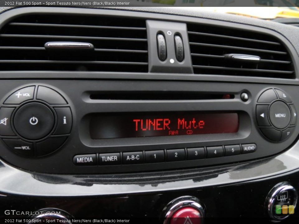 Sport Tessuto Nero/Nero (Black/Black) Interior Audio System for the 2012 Fiat 500 Sport #80643337